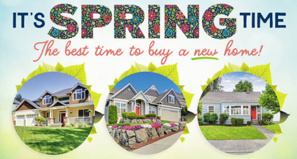 Spring time house for sale
